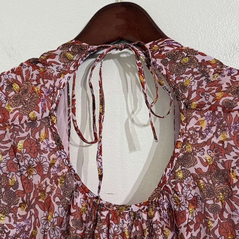 J. Crew Pink Floral Maxi Dress